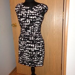 Nine West Black White Dress 8